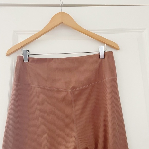 Girlfriend Collection Compressive Ribbed High Rise Leggings Rye 28.5" - Picture 9 of 9